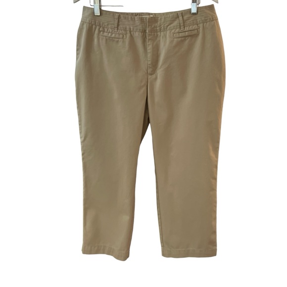 St. John’s Bay tan Capri pants size 14 - Picture 1 of 9